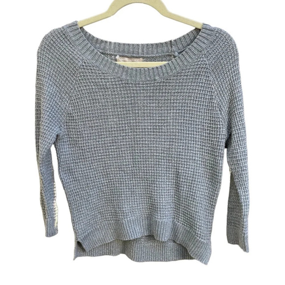BANANA REPUBLIC GRAY METALLIC SWEATER - Picture 1 of 5